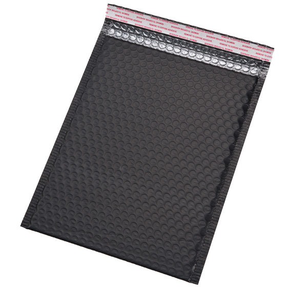 Black Matte Co-Extrusion Film Bubble Envelope Bag Thickened Waterproof Shockproof Clothing Express Packing Foam Packing Bag