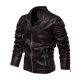 (Copyright) WISH Amazon Autumn and Winter Leather Clothes European and American Fashion Leather Jacket Men's Large Size Leather