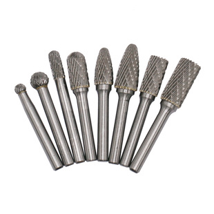 Cemented carbide tungsten steel rotary file set metal Jade Wood carving polishing carving electric grinding grinding head electric grinding file