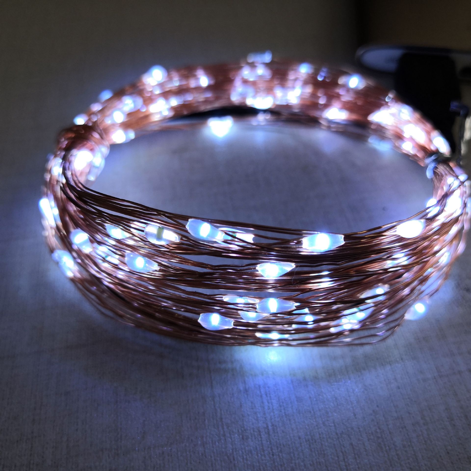 Amazon cross-border hot selling usb copper wire string lights Christmas LED decorative colored lights copper wire Star string lights
