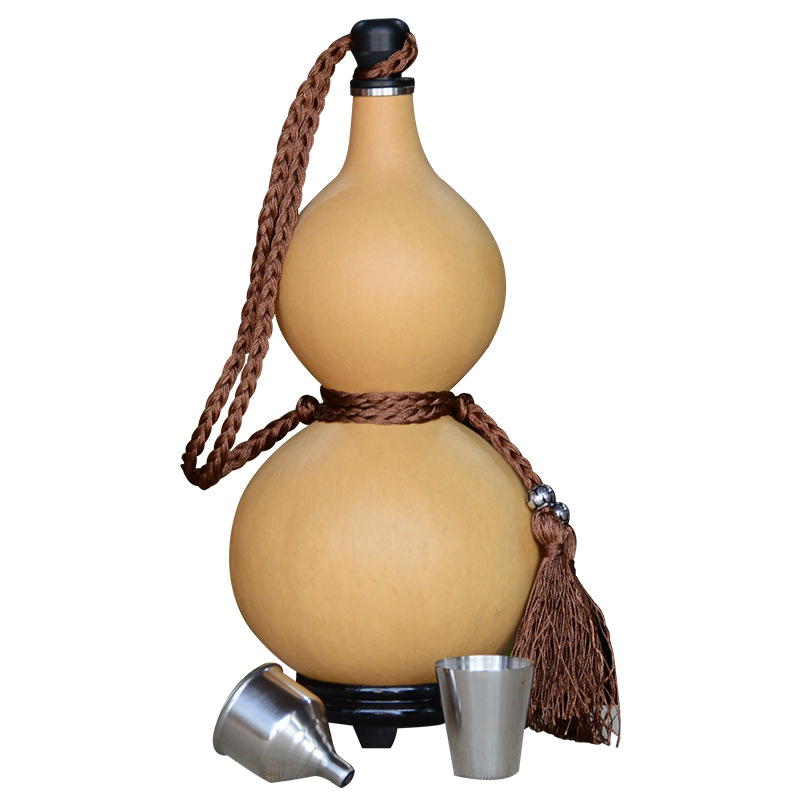 Wine gourd wholesale wine jug pendant natural gourd water wine Opening small ornaments living room feng shui gourd