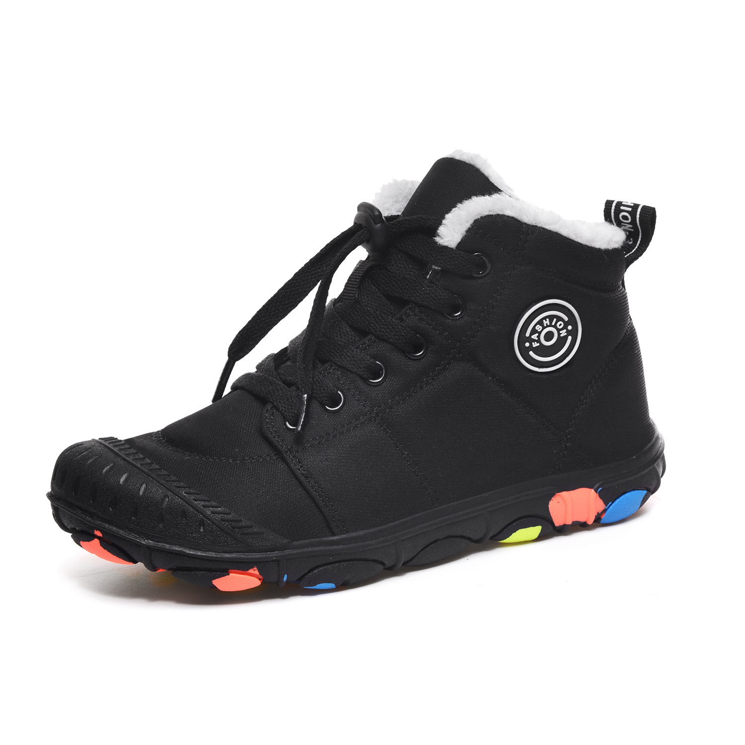 Cross-border Amazon Children Winter snow boots Cotton Shoes Lock kids snow boots Girls snow boots