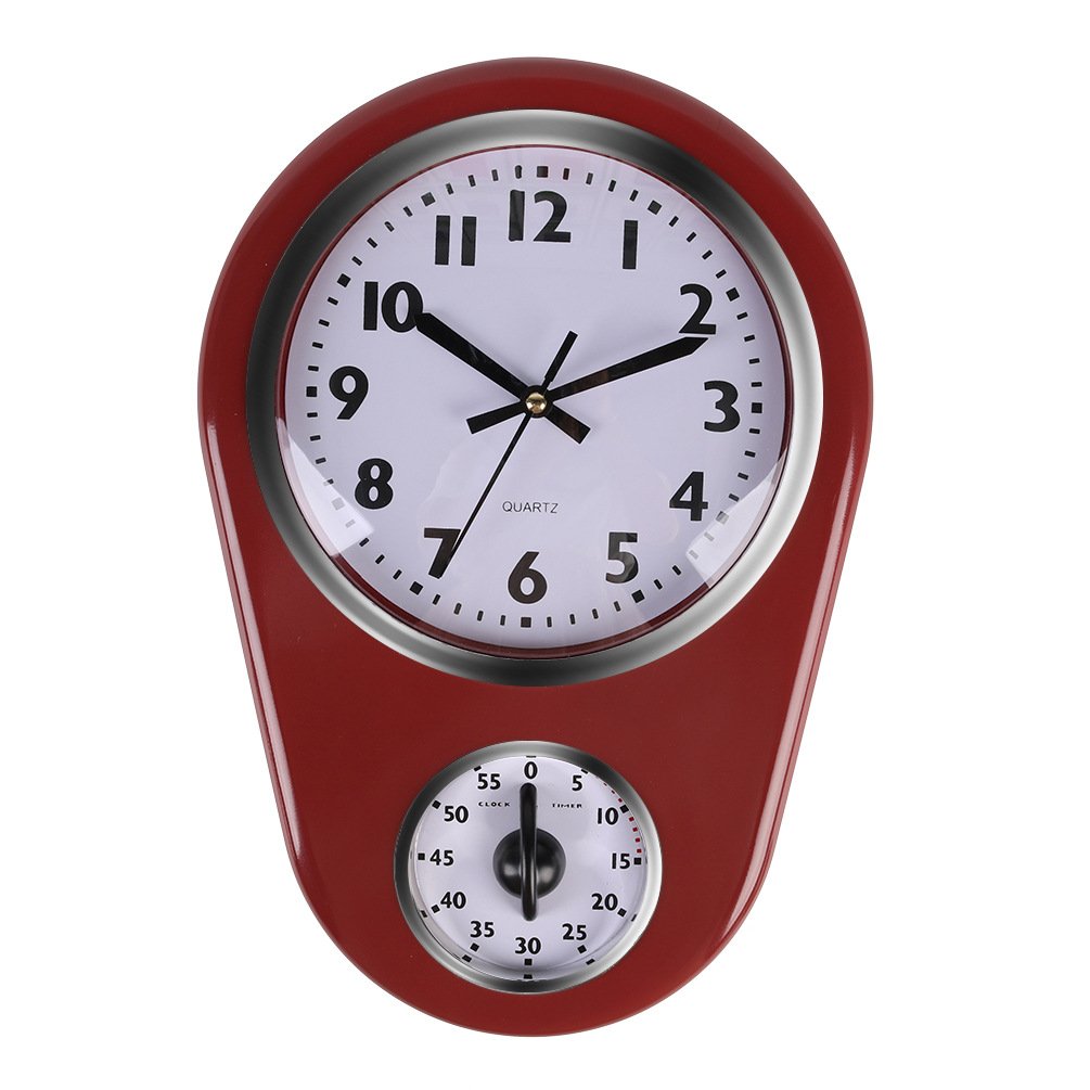 Kitchen timer special wall clock simple creative personality home acrylic mute movement hanging watch spot wholesale