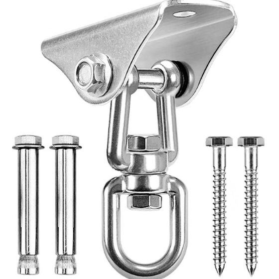 304 stainless steel rotating load-bearing hook hammock fixed tray boxing sandbag hanging chair fixed buckle swing accessories