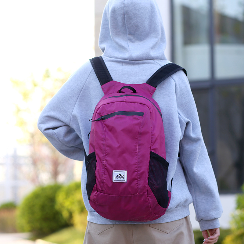 Cross-border Folding Backpack Ultra-light Folding Bag Outdoor Sports Men's and Women's Waterproof Travel Mountaineering Hiking Backpack