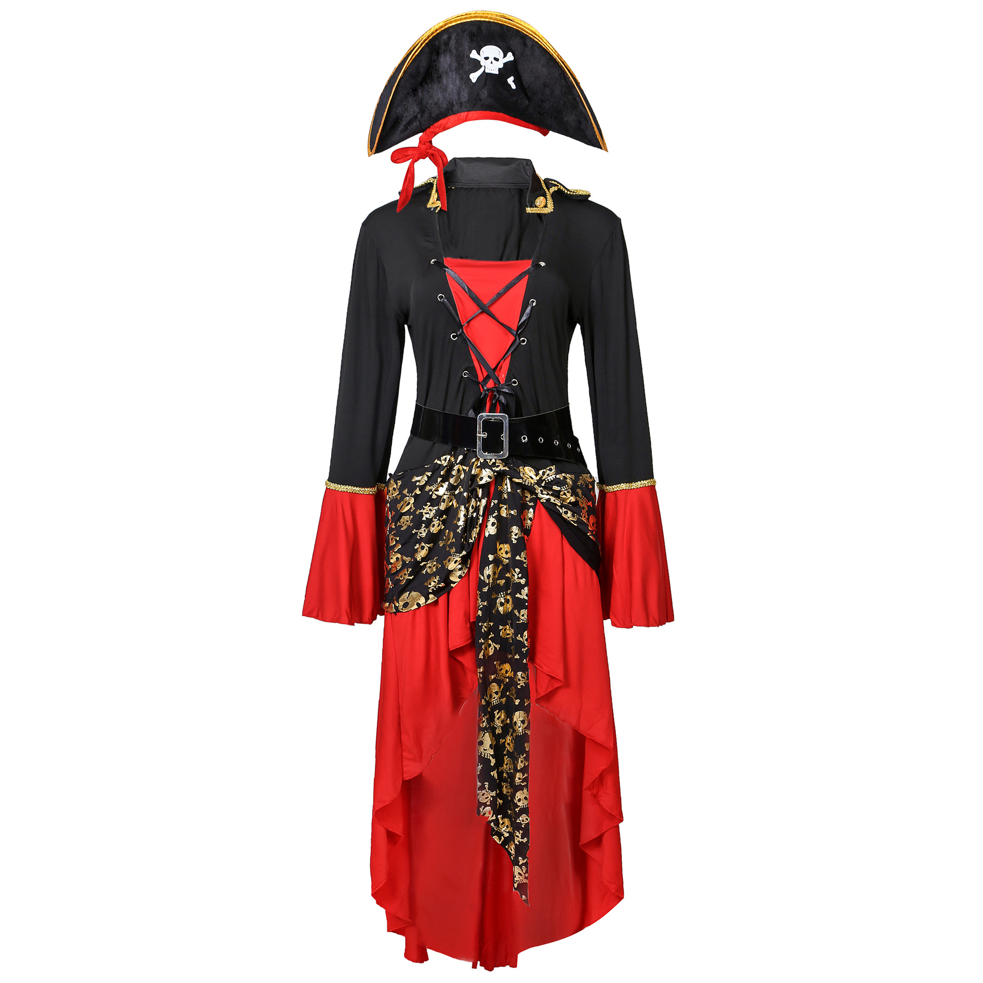 S-3XL Large Size European and American Women Halloween Sexy Female Pirate Costume cosplay cosplay Uniform