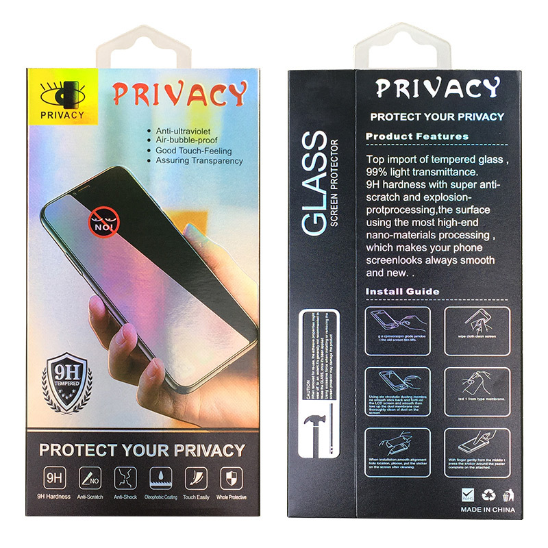 For Apple 13 Anti-peep Tempered Film iphone16pro/15/Xr Full Screen Privacy Anti-peeping Mobile Phone Film