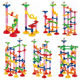 Ball building blocks three-dimensional track toys children's educational DIY assembled maze pipe Building Blocks 29-113PCs