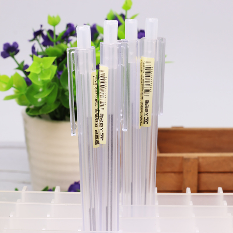 Tianzhuo 01720 mechanical pencil unprinted Japanese transparent frosted Rod activity pencil high quality genuine wholesale