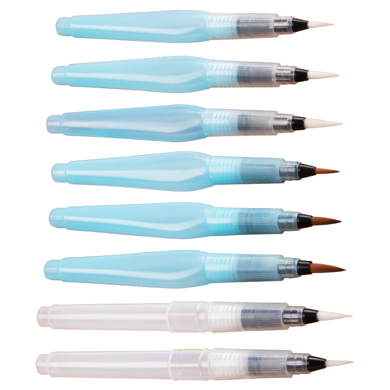 Barrens Fountain Pen Large Medium Small Pointed Drawing Supplies Water Absorbent Nylon Soft Head Hook Line Water Storage Brush