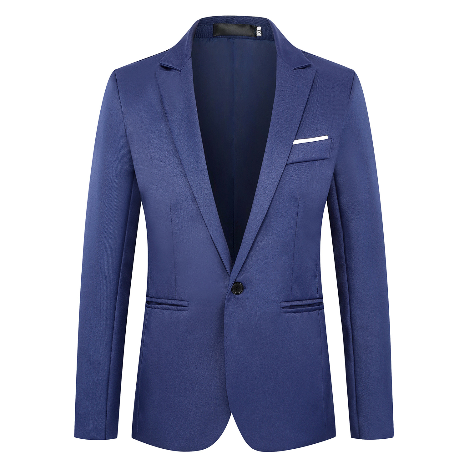 2023 Spring Foreign Trade Men's Slim-fit Small Suit Korean Solid Color Single-breasted Suit Jacket Young Men