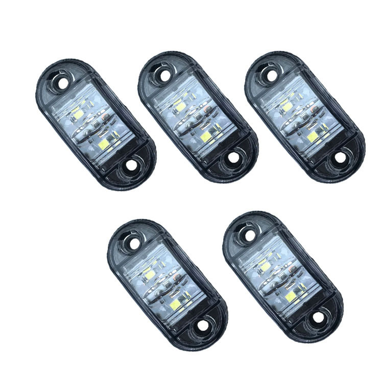 高品質 2led 車のサイドライト 12v 赤黄青緑白信号灯トラックトレーラーコーナー 24vled 側|undefined