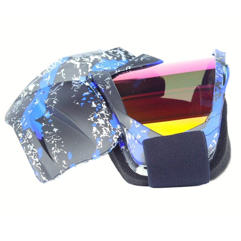 A generation of 2024 ski glasses new motorcycle goggles cross-border ski goggles detachable goggles mask