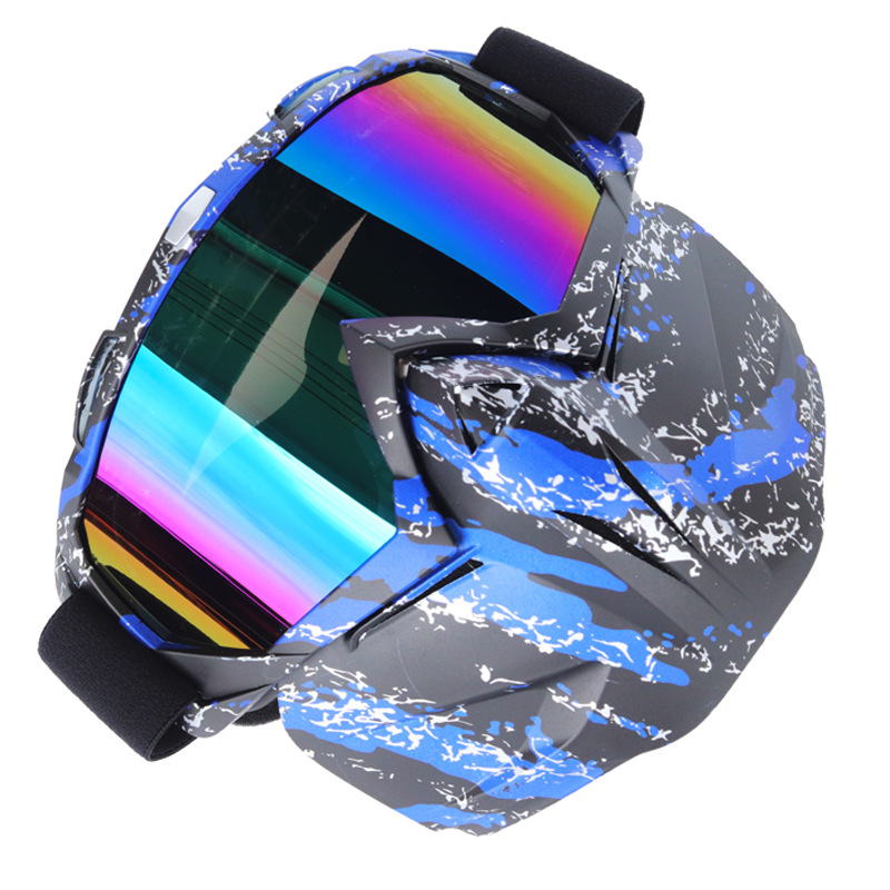 A generation of 2024 ski glasses new motorcycle goggles cross-border ski goggles detachable goggles mask