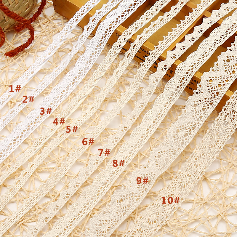 Cotton Woven Wide Lace Accessories DIY Handmade Tablecloth Sofa Bedding Curtain Fabric Material