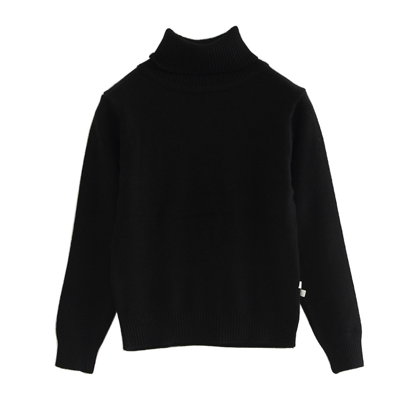 Autumn and Winter Children's turtleneck sweater girls pullover long sleeve children's base sweater sweater Joker thin a generation of hair