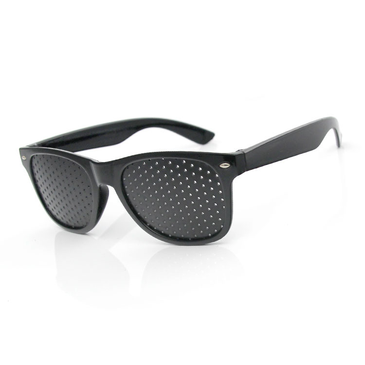 Hot sale auxiliary vision correction rice nail multi-hole cross-border glasses three-hole five-hole full-hole glasses small hole pinhole glasses