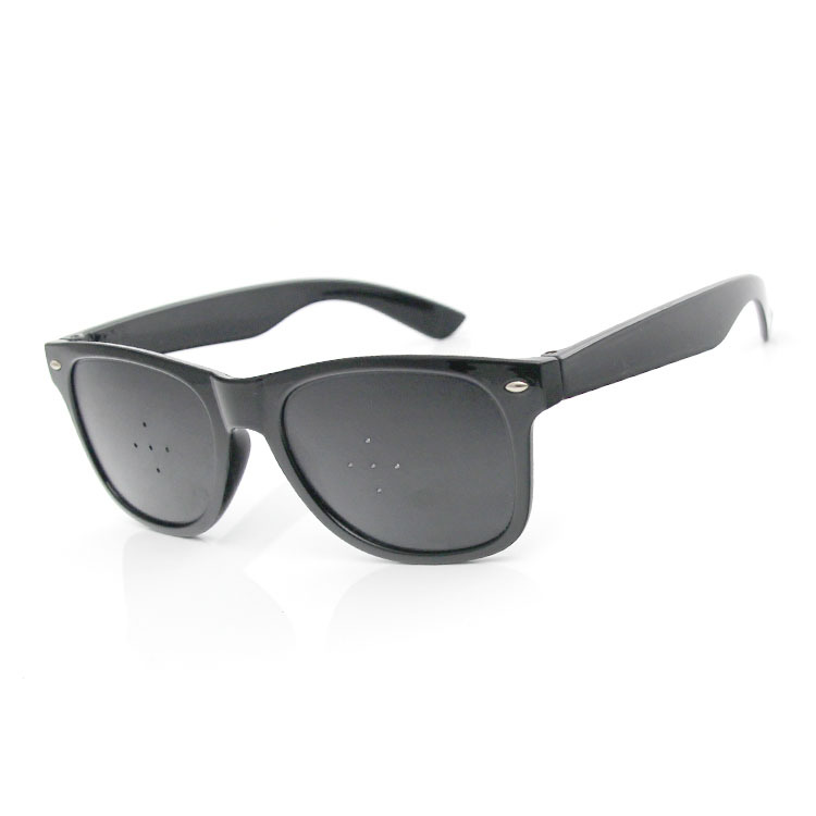 Hot sale auxiliary vision correction rice nail multi-hole cross-border glasses three-hole five-hole full-hole glasses small hole pinhole glasses