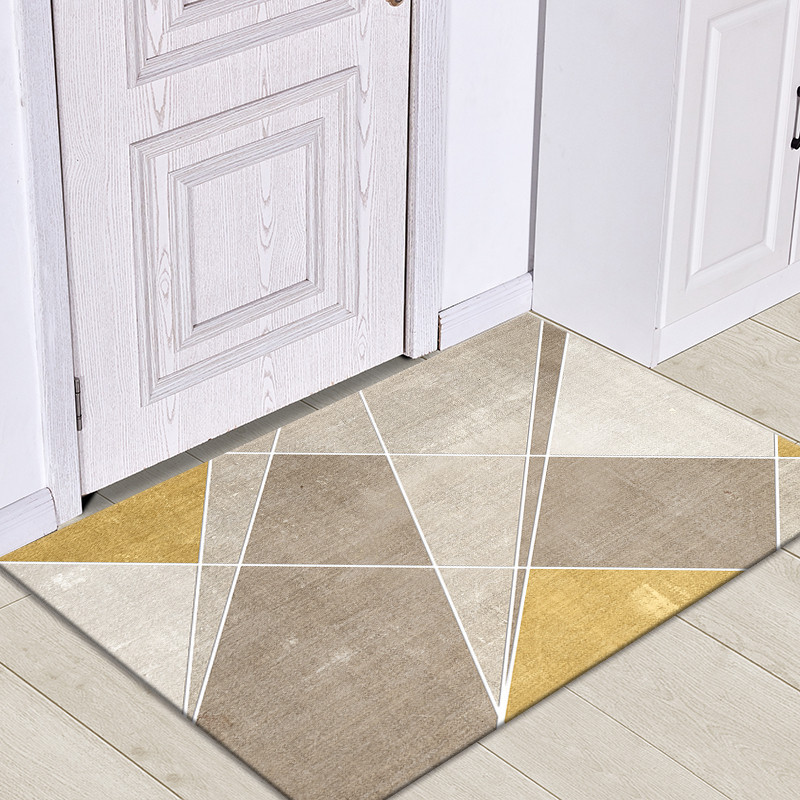 Simple Nordic Absorbent Bathroom Anti-slip Mat Floor Mat Carpet Entrance Door Entrance Mat Bedroom Door Mat Floor Mat