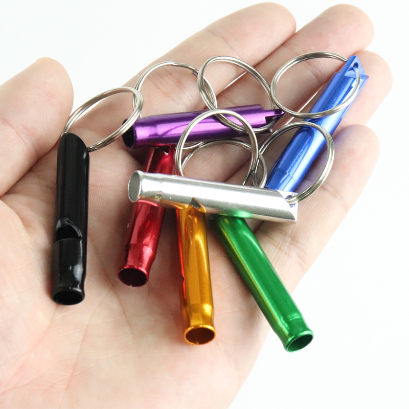 Wholesale fire aluminum alloy whistle trumpet whistle metal whistle ...