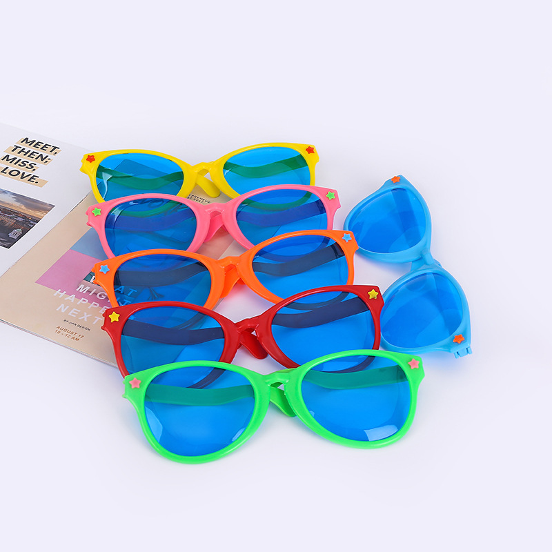 Colorful Oval big glasses commercial multi-purpose glasses Novelty Funny glasses bar Christmas Carnival glasses