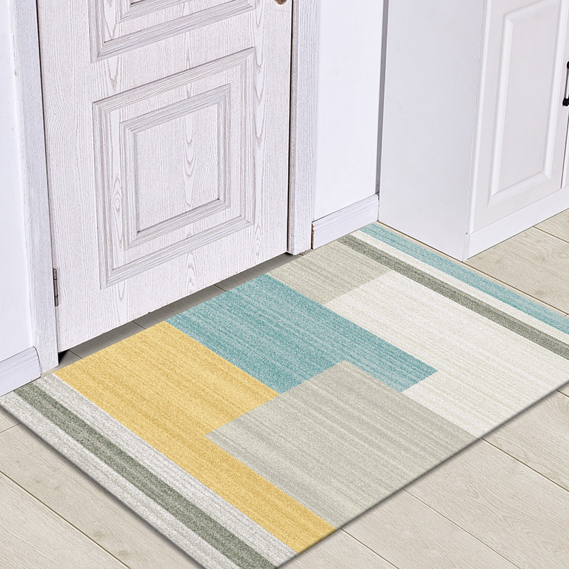 Simple Nordic Absorbent Bathroom Anti-slip Mat Floor Mat Carpet Entrance Door Entrance Mat Bedroom Door Mat Floor Mat