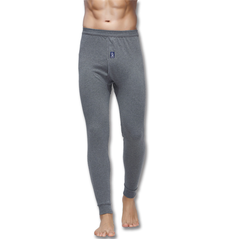 2025 Cotton Long Johns Men's Middle-aged and Elderly Cotton Pants Loose Leggings High Waist Cotton Wool Pants Thread Pants Warm Pants for Autumn and Winter
