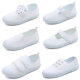 Children's shoes kindergarten indoor shoes dance shoes boys and girls Velcro student white shoes children's small white shoes wholesale