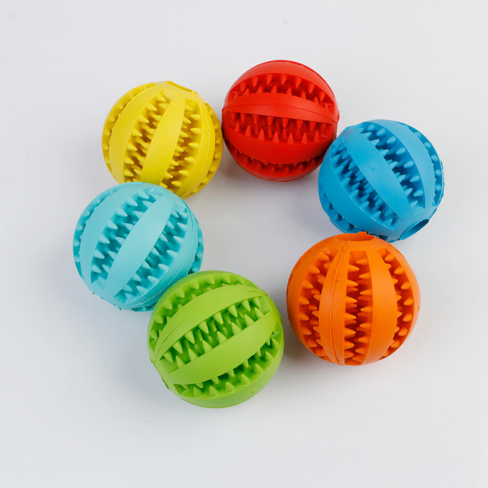 Cross-border Pet Toys Molar Leakage Ball Dog Supplies Bite Ball Dog Toys Self-hi Tpr Watermelon Ball