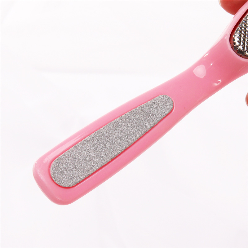 Double-head foot rubbing board foot rubbing device stainless steel foot grinding stone foot grinding device pedicure file to remove dead skin brush calluses foot rubbing brush