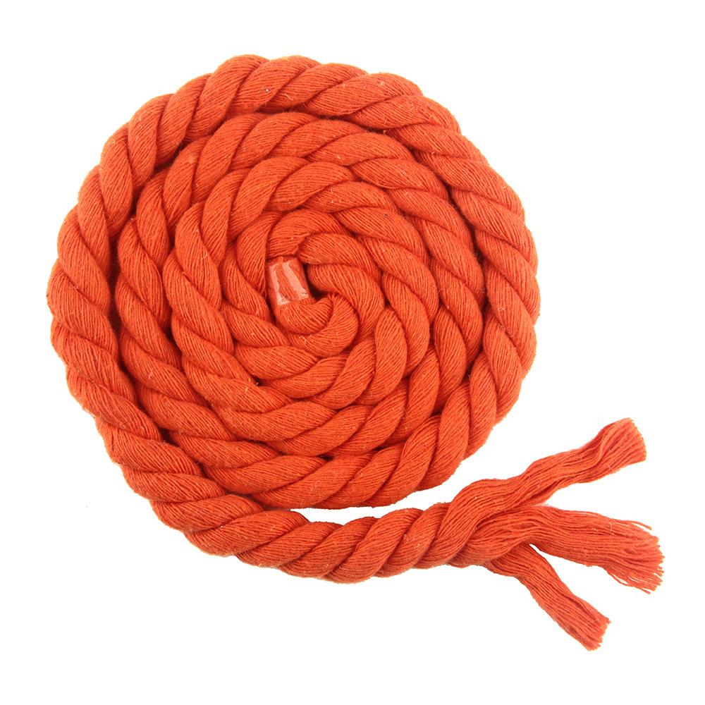 [27] 1cm thick color three-strand cotton rope 10mm thick cotton thread 10mm thick cotton rope