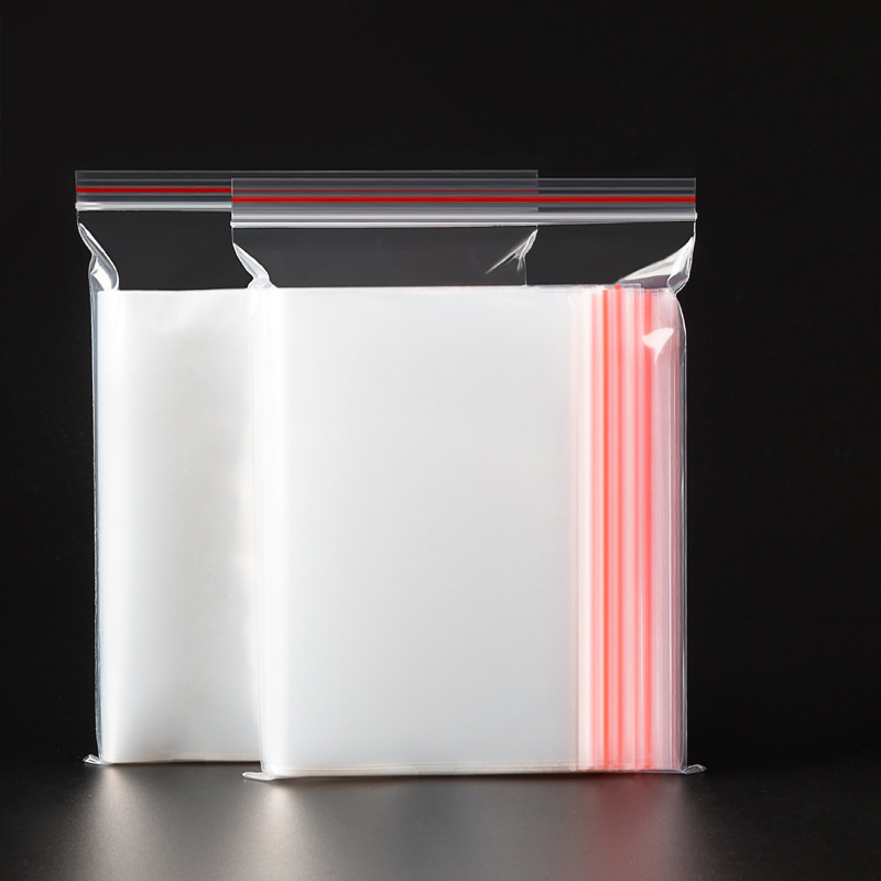 Factory plastic sealed pe self-sealing bag packaging transparent sealing bone bag thickened spot disposable moisture-proof dense bag