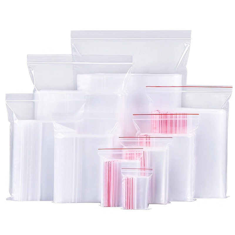 Factory plastic sealed pe self-sealing bag packaging transparent sealing bone bag thickened spot disposable moisture-proof dense bag