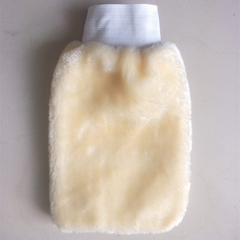 Single-sided waterproof gloves double-sided car foaming waxing coral fleece car cleaning tools supplies car wash gloves