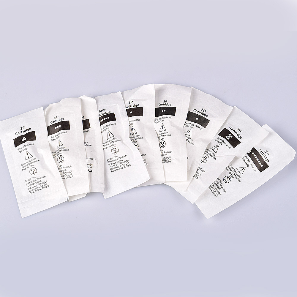 Factory direct tattoo full throw buckle mouth machine needle fake leather practice eyebrow buckle mouth all-in-one machine needle
