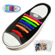 Amazon cross-border wholesale Joker adult children free I-shaped T-shaped 16 opp silicone lazy shoelaces