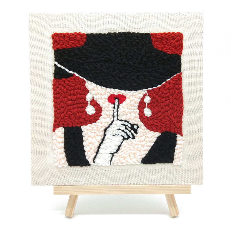 Shake Sound Unicorn Russian Poke Embroidery Needle Pen Wool Rub Show Handmade DIY Material Bag Cross Stitch New Style
