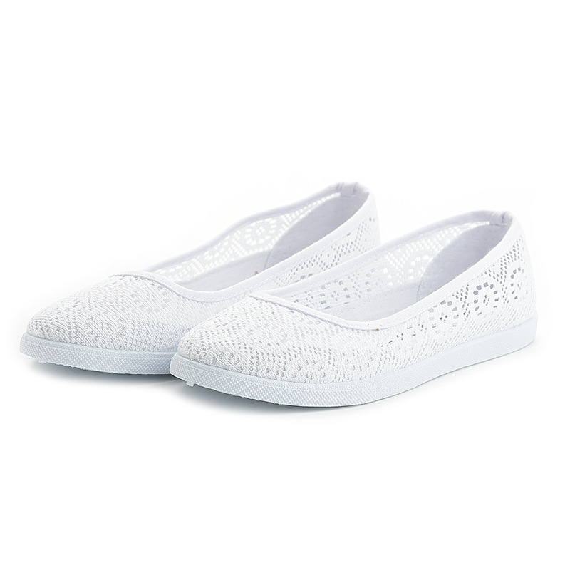 Hollow flat bottom (white)