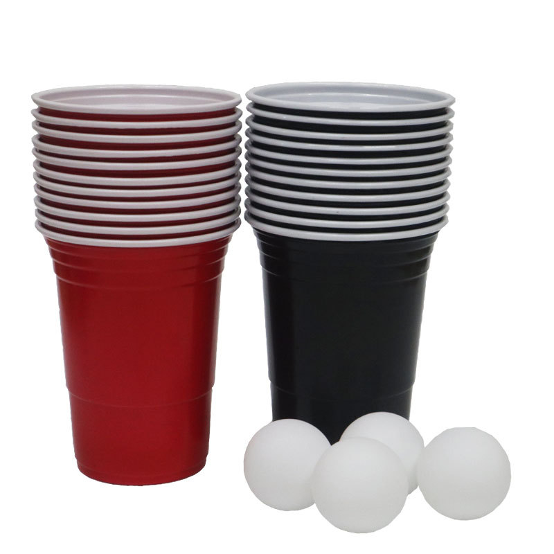 Factory sale 450ml red disposable plastic cup beerpong set box redcups party Cup