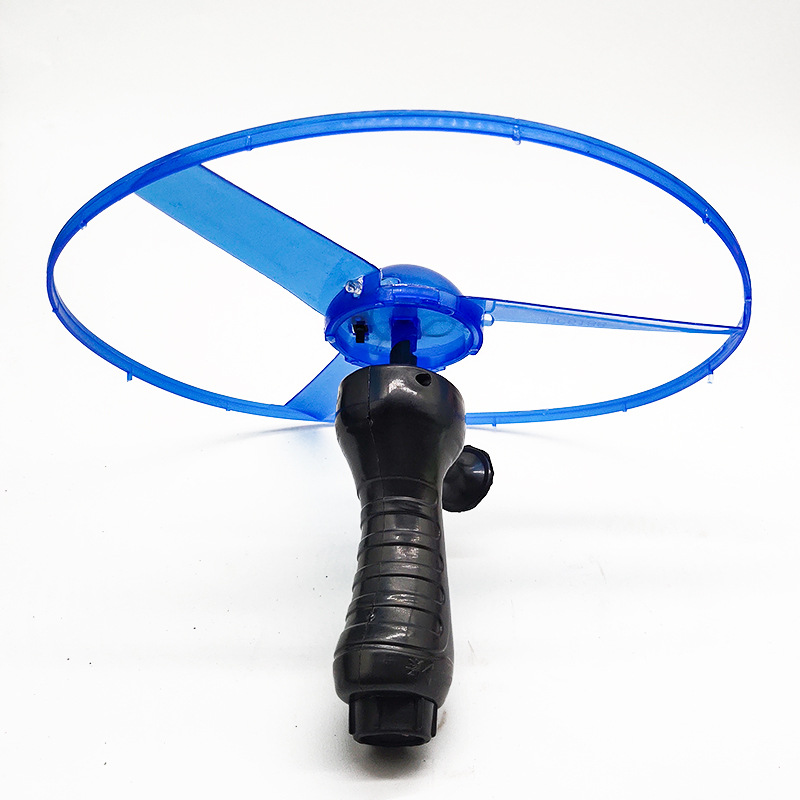 Luminous flying saucer cable UFO Frisbee 3 lights flying saucer flying fairy children's luminous toys wholesale stall supply
