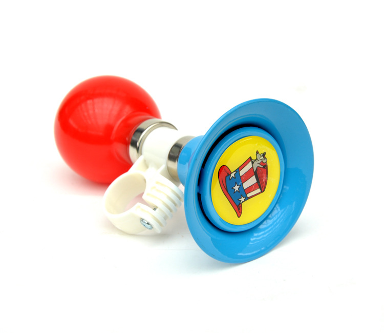 Cross-border children's bicycle balance car metal horn multi-color environmental protection horn for 22 handles