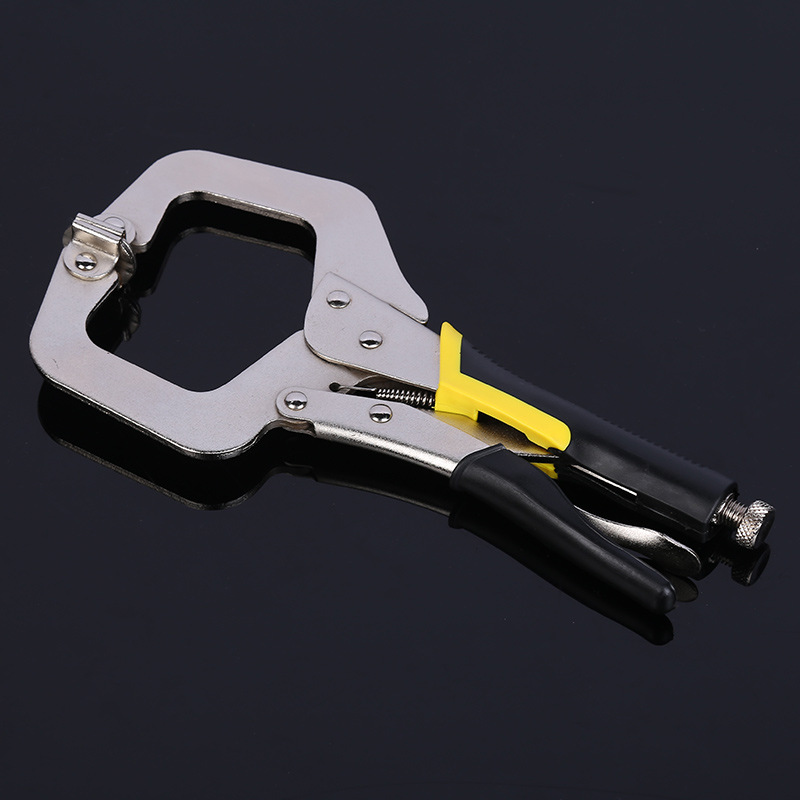 Moveable square head 11 inch 14 inch 18 inch C type strong pliers D type woodworking welding fast fixing clamping pliers tool