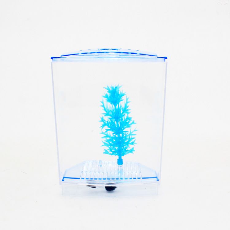 Dou Fish Tank Isolation tank Dou fish box two-compartment incubation reproduction acrylic mini fish tank aquarium