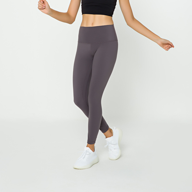 Yoga Pants Women's Scrub Naked Cropped Pants Fitness Hip High Waist Sports Pants legginglu