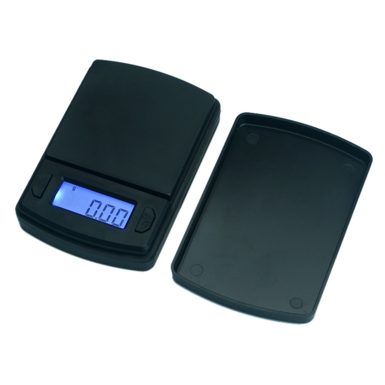Direct wholesale black gold standard high precision electronic scale 0.1g jewelry scale pocket scale 200g/0.01g