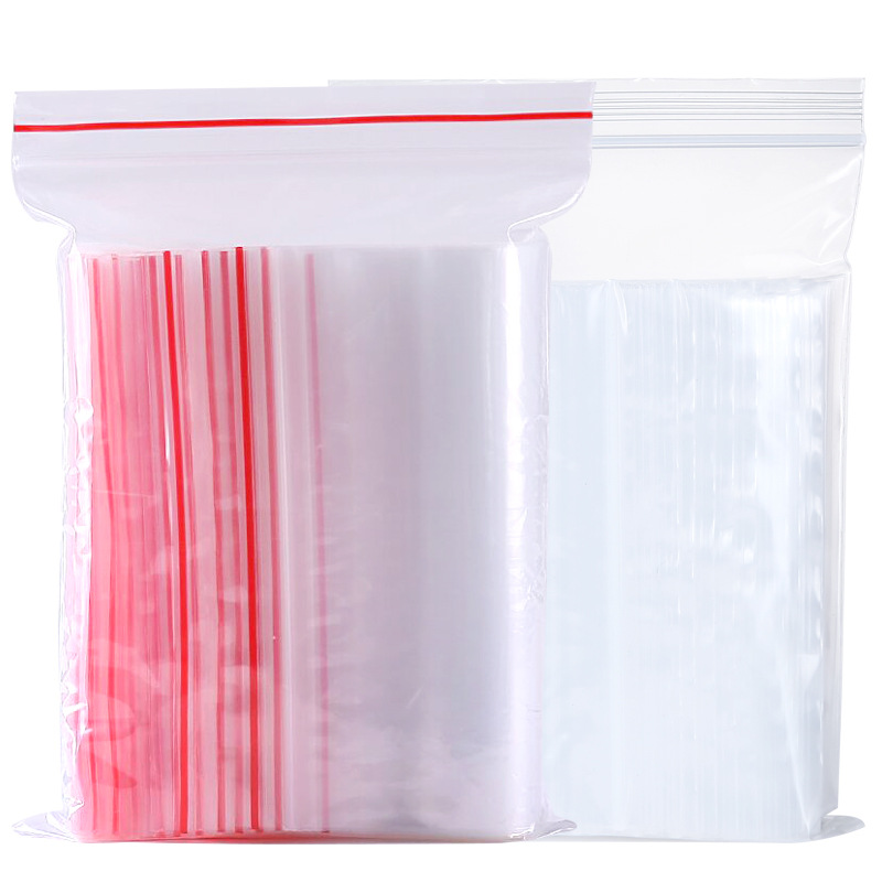 Spot Thickened Self-sealing Bag Transparent Sealed Bag Sealed Plastic Bag Sub-packing Bag Size Packaging Self-sealing Bag
