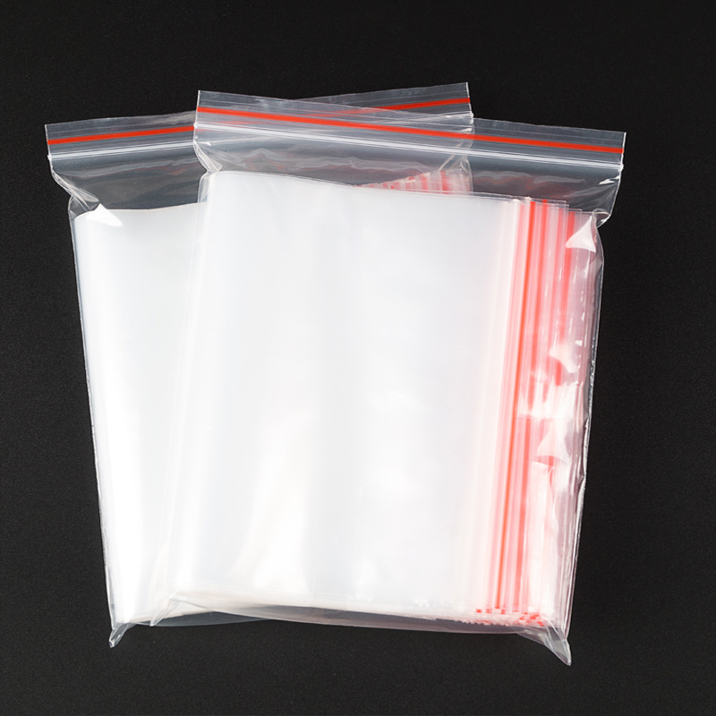 Factory plastic sealed pe self-sealing bag packaging transparent sealing bone bag thickened spot disposable moisture-proof dense bag