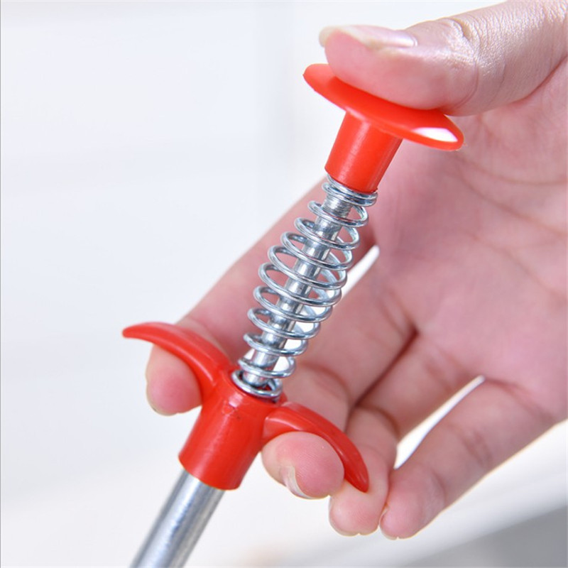 Pipe dredge can be bent hand Pinch four-claw fetcher sewer fetcher picker sewer garbage clip
