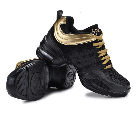 New Modern Women's Shoes Comfortable Mesh Breathable Fashion Women's Dance Shoes Soft Sole Elevated Square Dance Shoes Dance Shoes