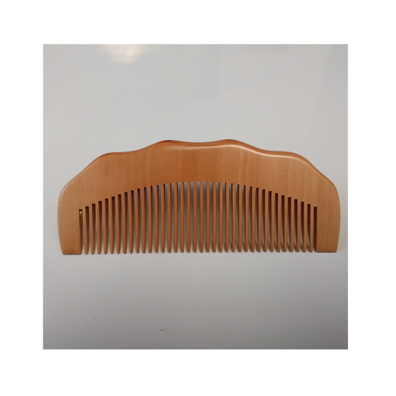 13cm Lace Peach Wooden Comb Travel Making Advertising Gifts Hotel Supplies Comb Free Engraving Marking